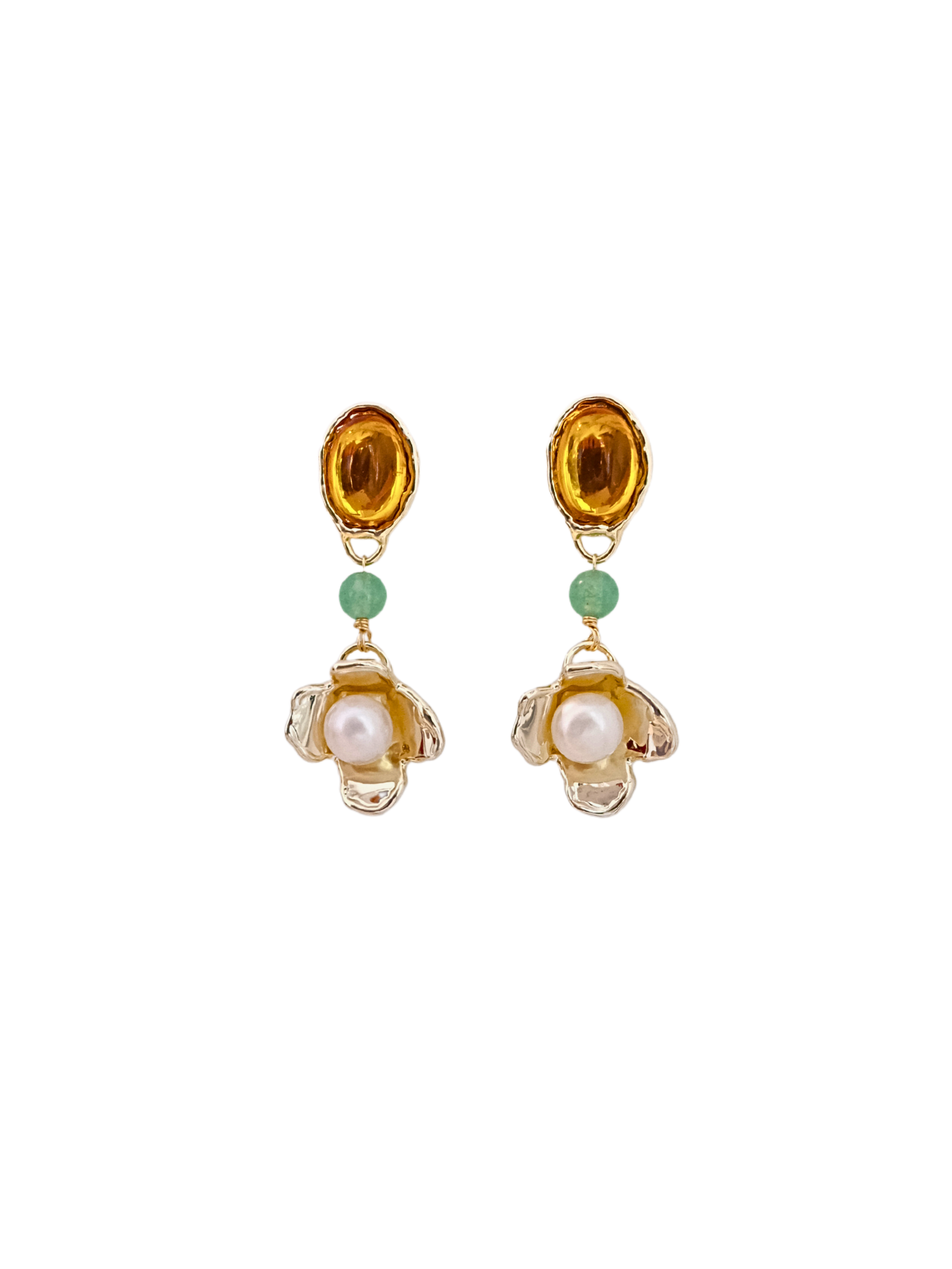 Amber Earrings