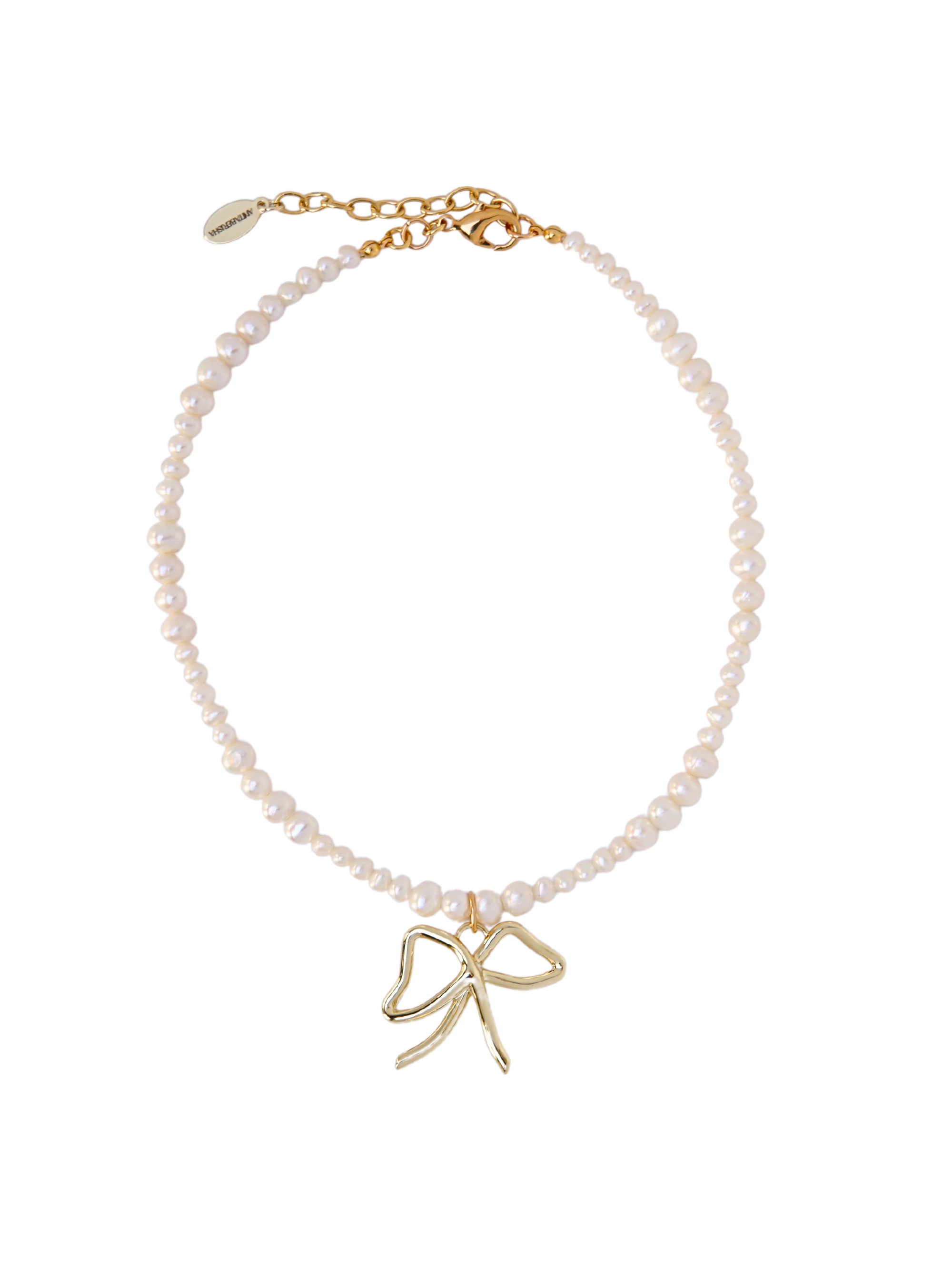Pearls &  a Bow Choker