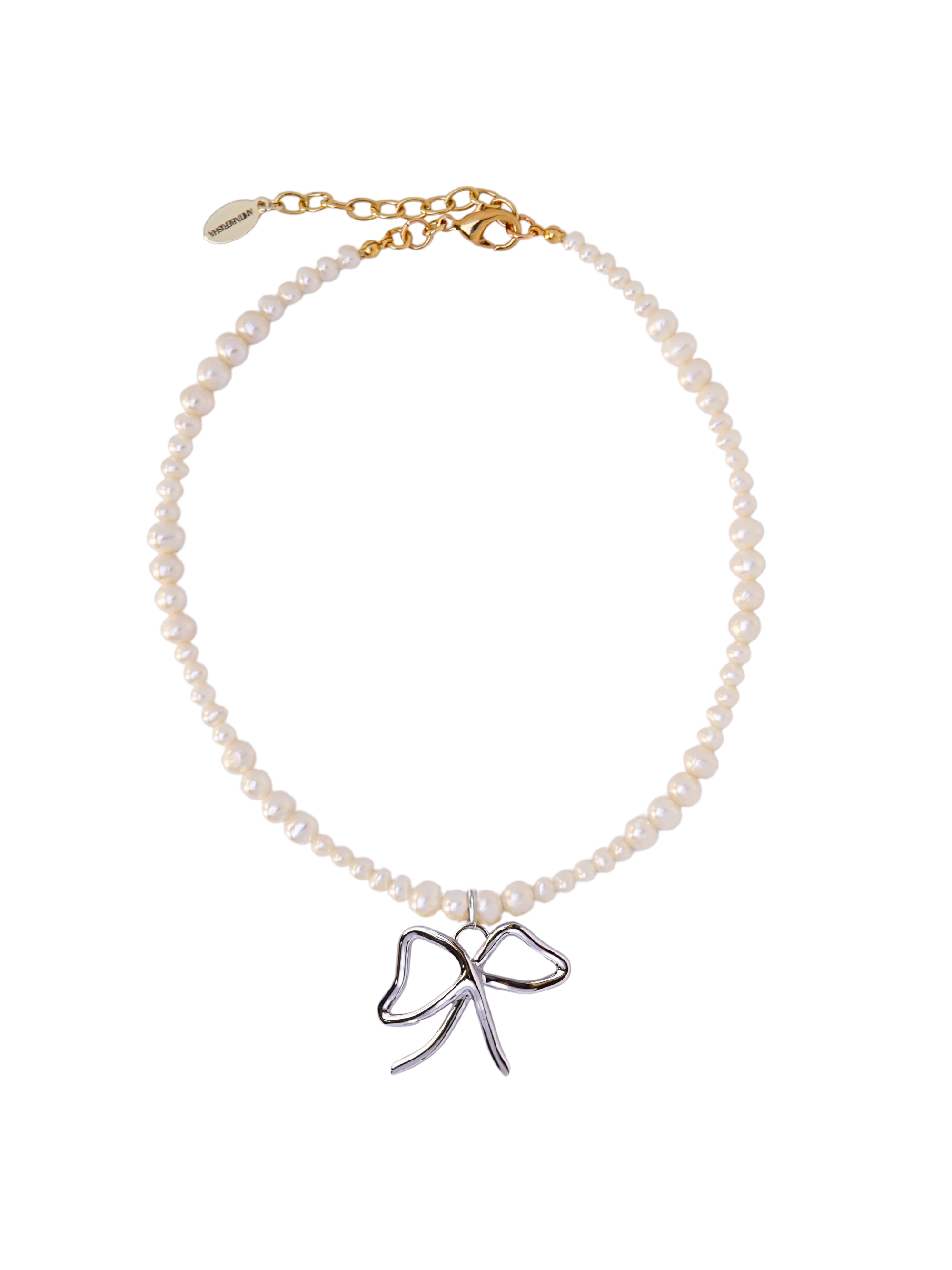 Pearls &  a Bow Choker