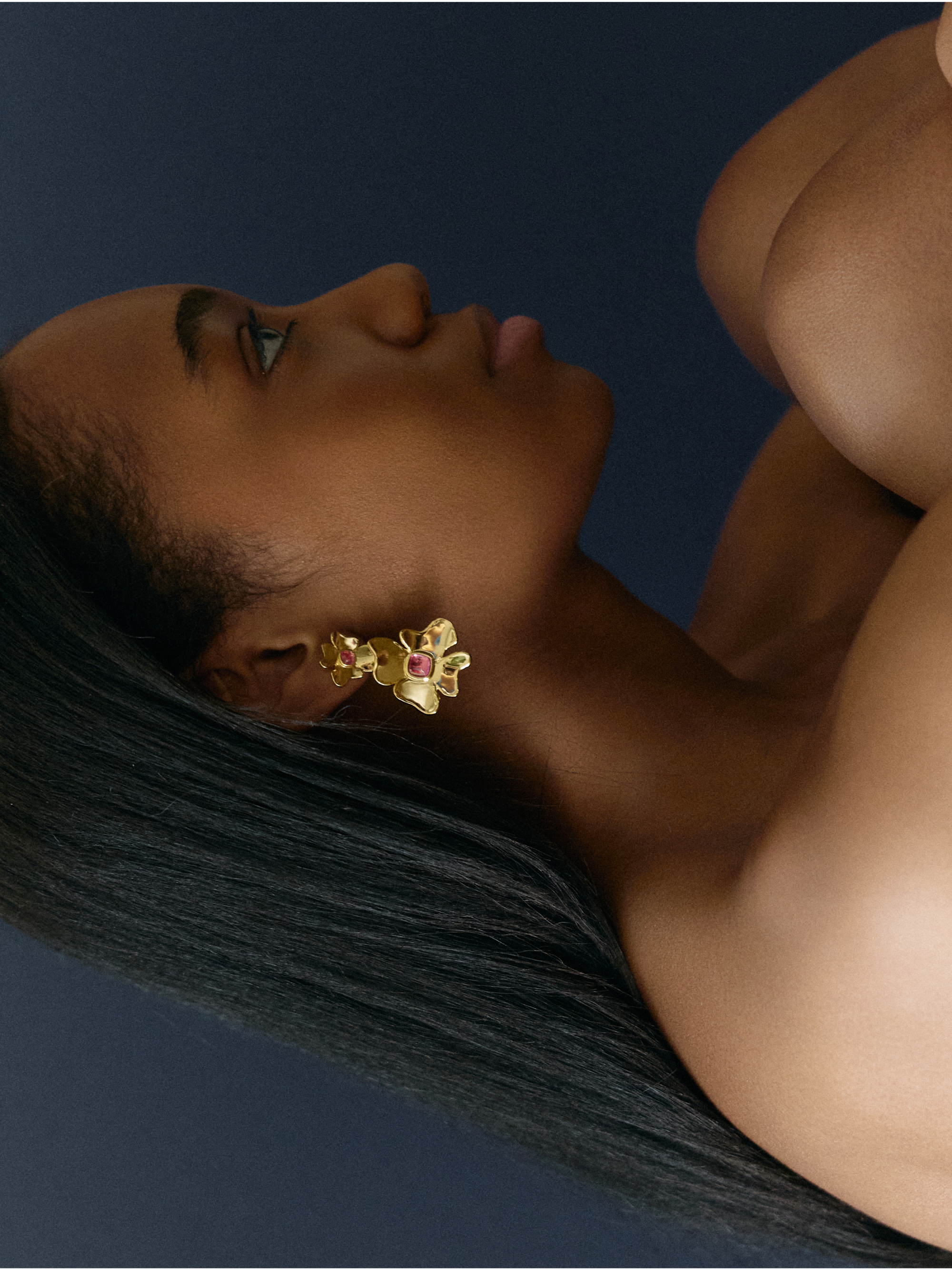 Pink Peonies Earrings