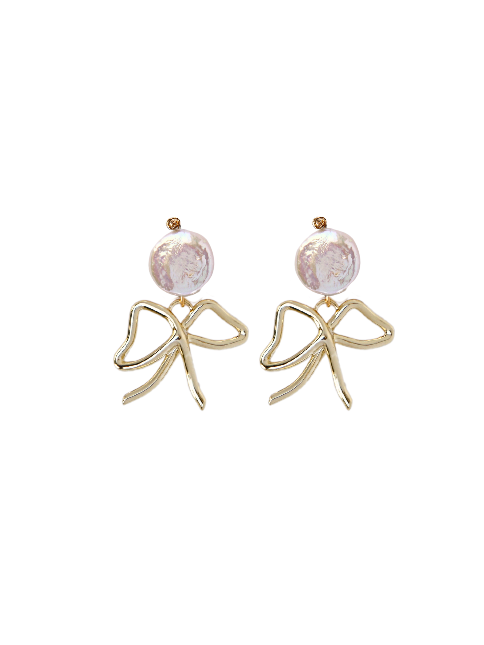 Pearls & Bows Earrings