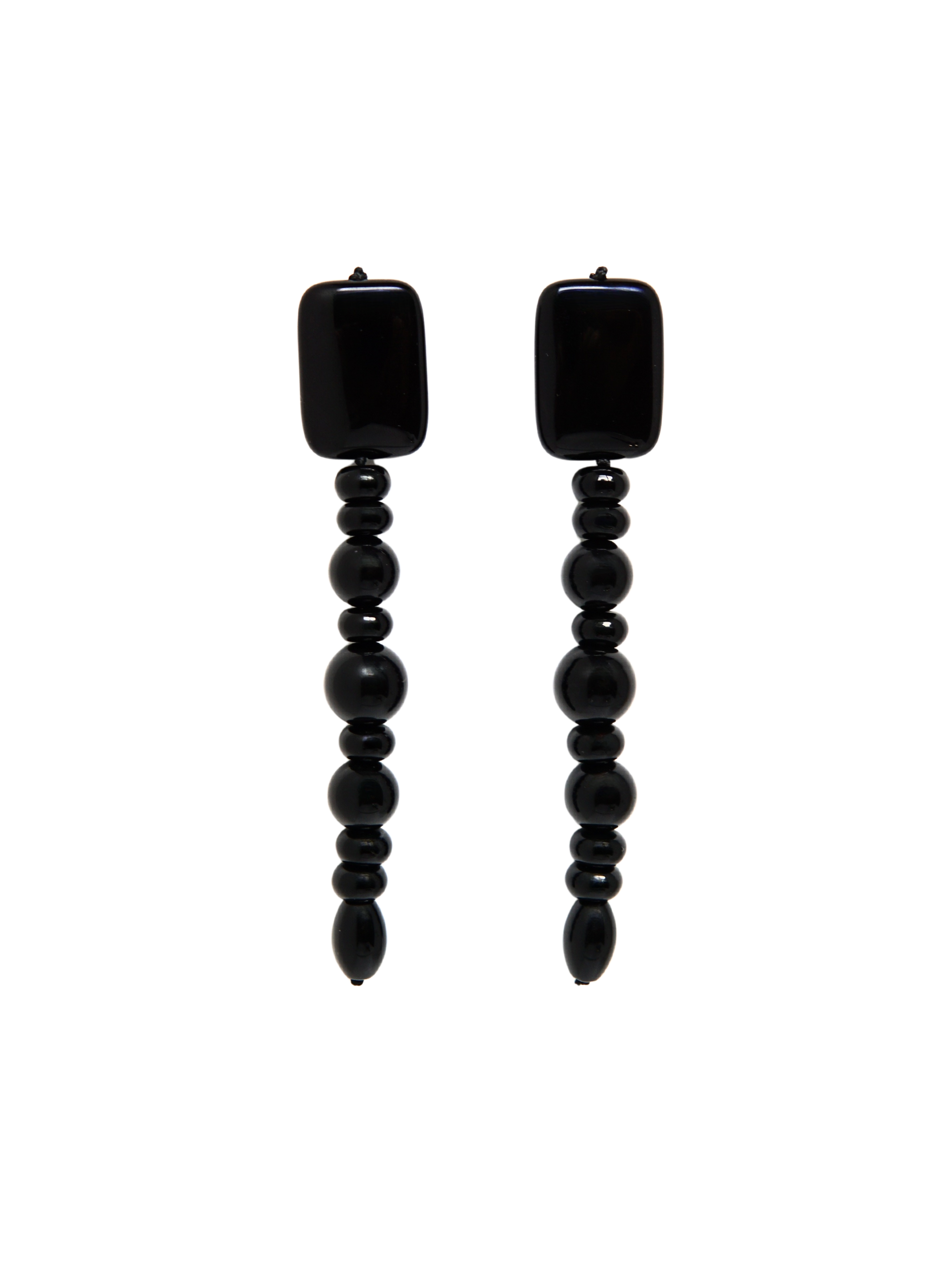 Noir Cascade Earrings