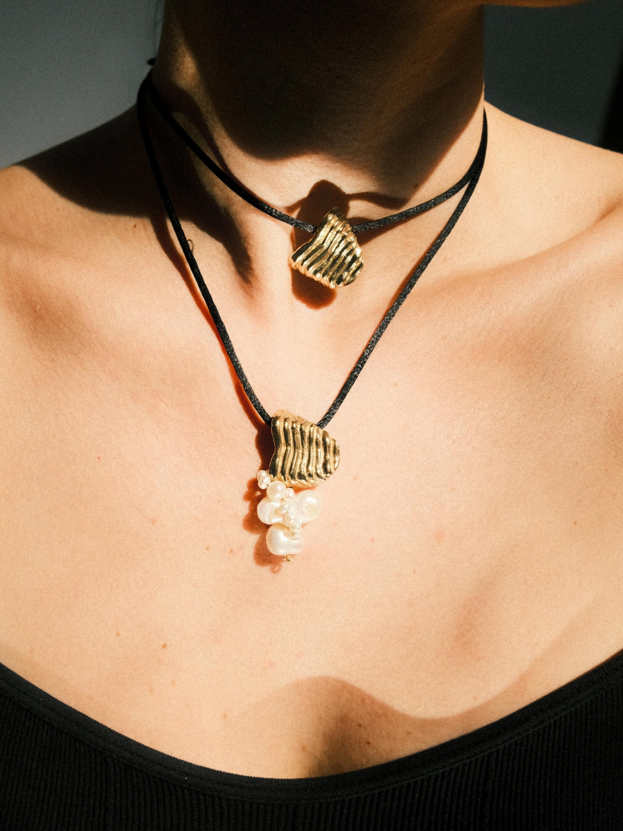 Fluted Shell Pendant
