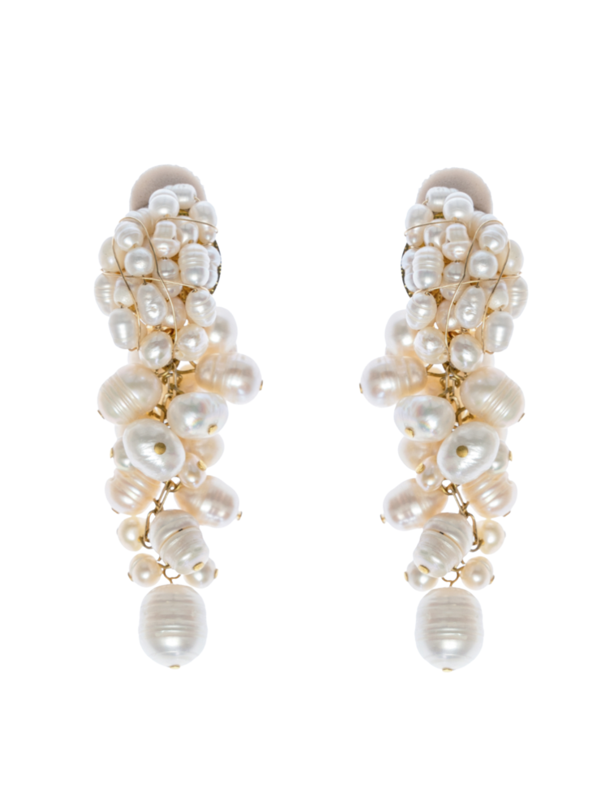 Pearl Clip on Earrings
