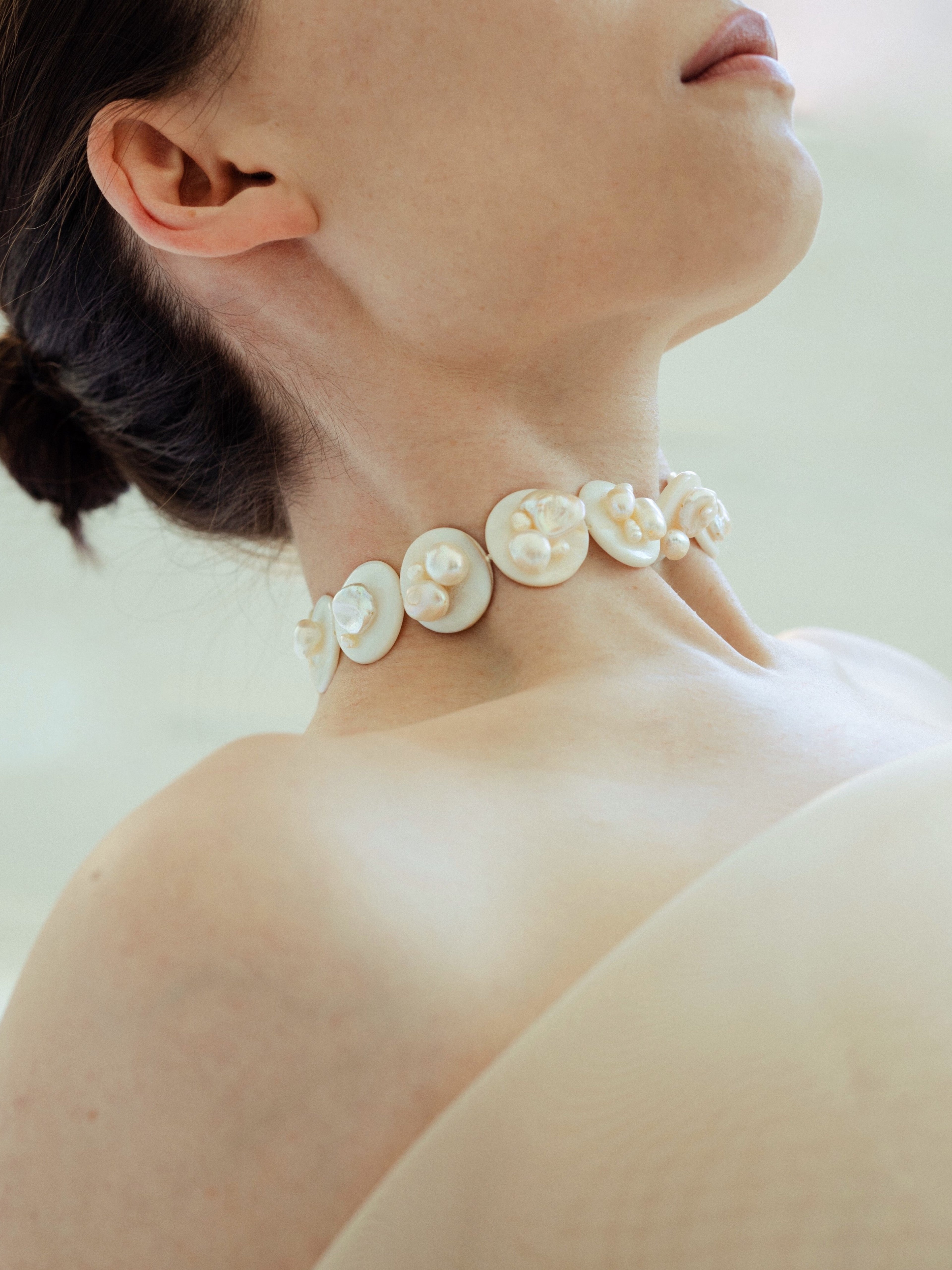 Mother of Pearl Choker